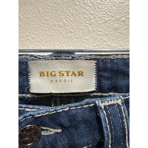Big Star Maddie Dark Wash Jean Denim Capri size 26 - Picture 2 of 5